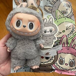 Pop Mart Labubu Sesame Bean Exciting Macaron Authentic